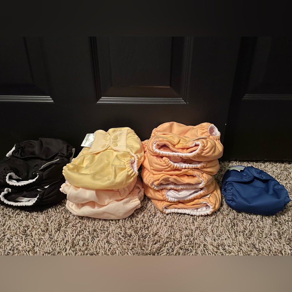 BumGenuis snap closure diapers with microfiber inserts